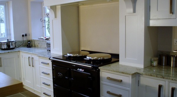 hand painted kitchen