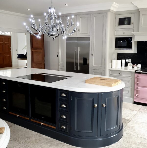 hand painted kitchen