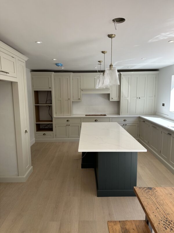 Hand painted kitchen